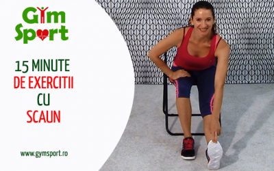 15 minute de exercitii cu scaun – VIDEO