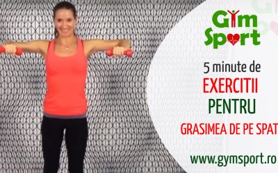 Exercitii pentru grasimea de pe spate