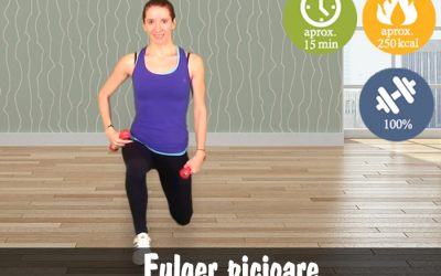Antrenament fulger pentru picioare