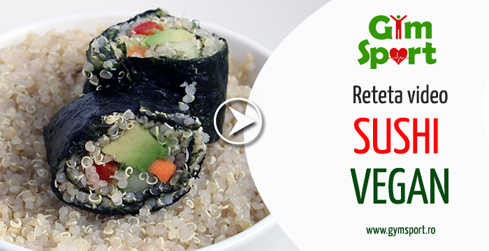 Sushi vegan – reteta VIDEO